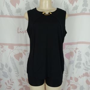 Liz Claiborne Career black top Size Large